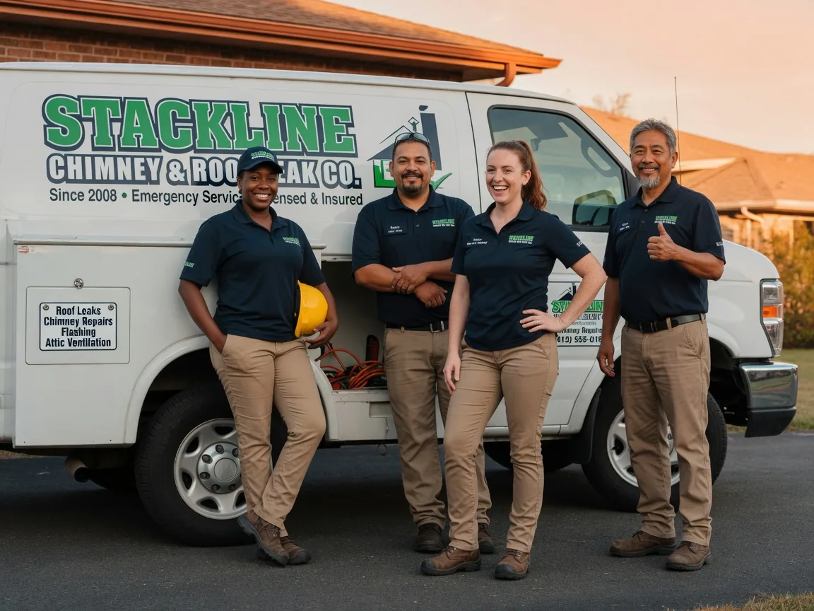 Chimney flashing repair company in Hopwood, PA